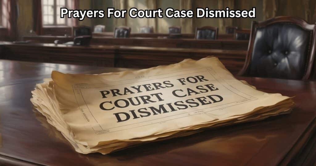 Prayers For Court Case Dismissed