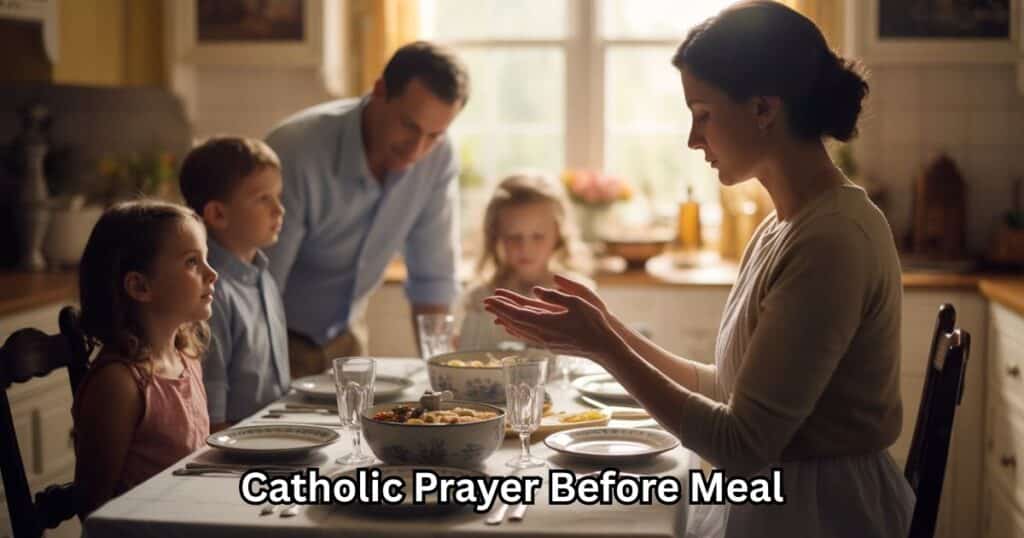 catholic prayer before meal
