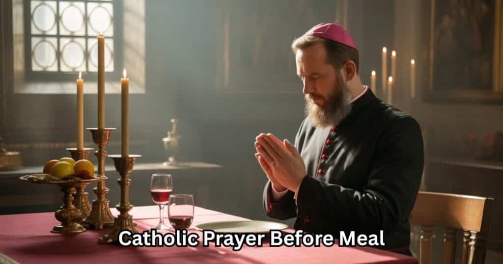 catholic prayer before meal