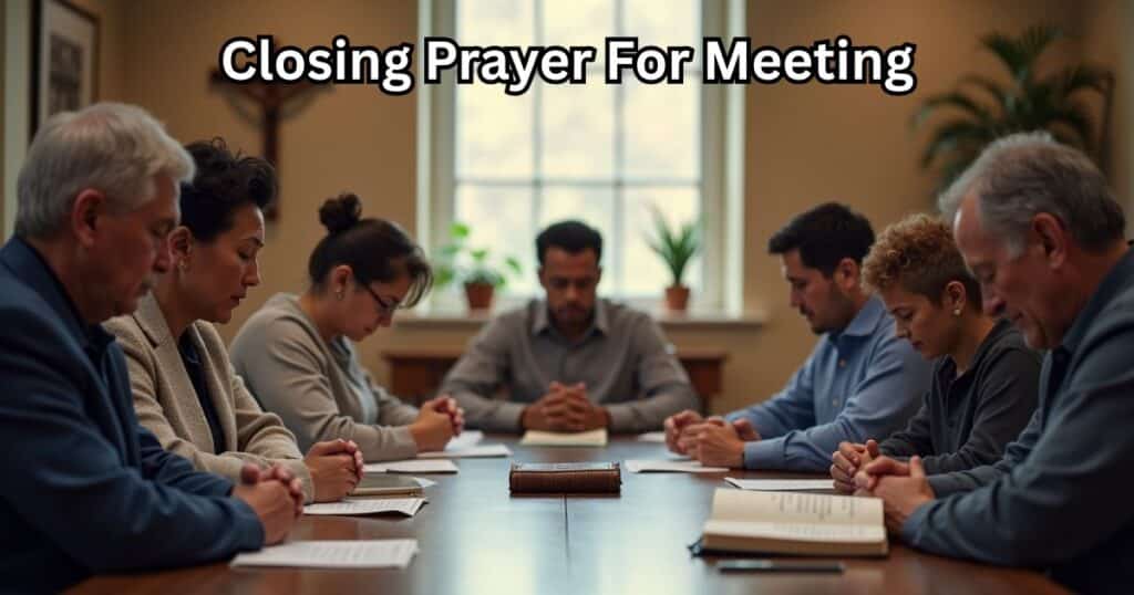 closing prayer for meeting