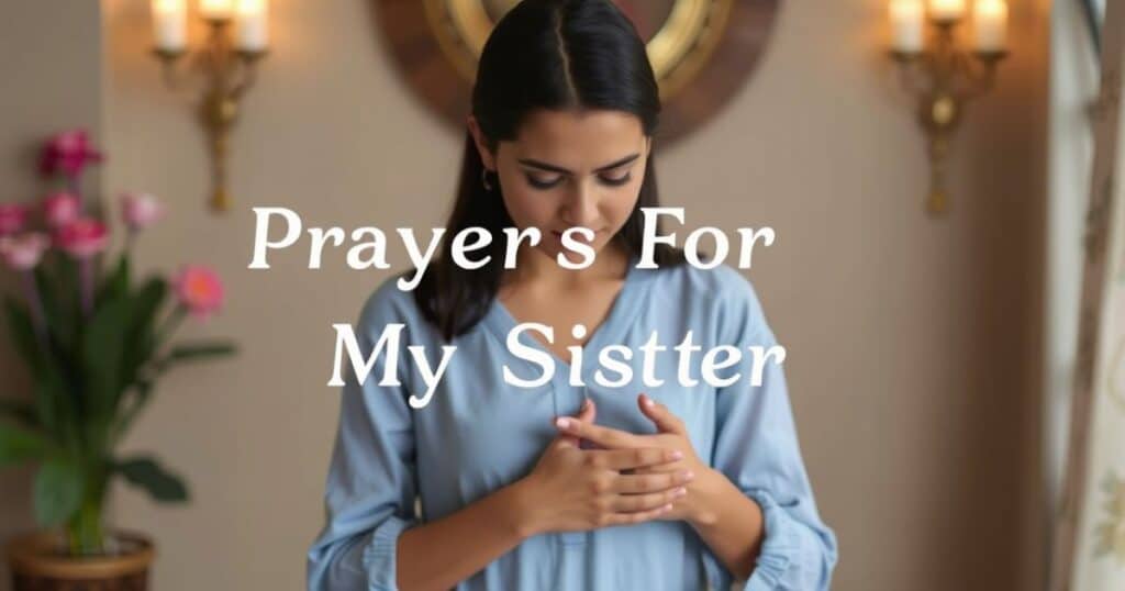 prayers for my sister