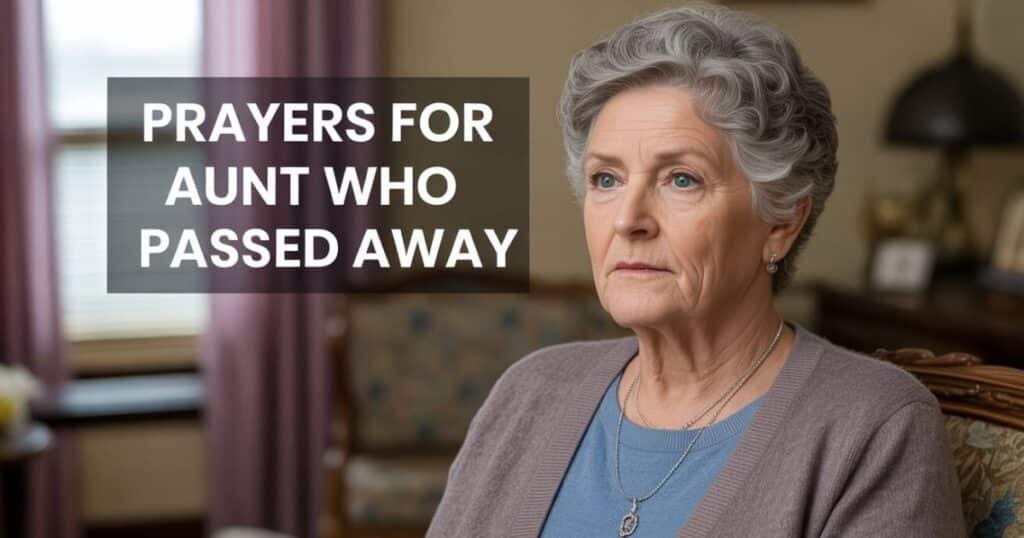 Prayers For Aunt Who Passed Away