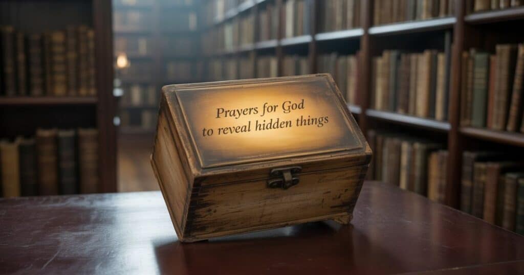 Prayers For God To Reveal Hidden Things