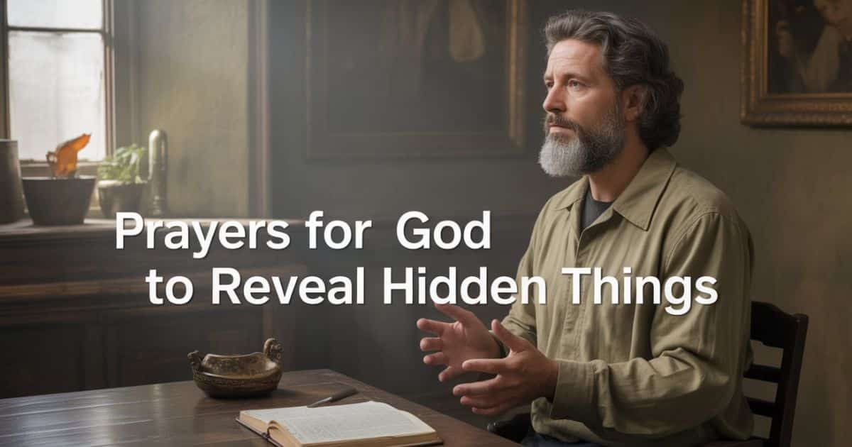 23 Powerful Prayers For God To Reveal Hidden Things