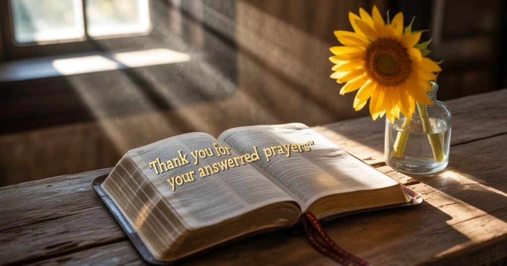 Prayers For Thanking God For Answered Prayers